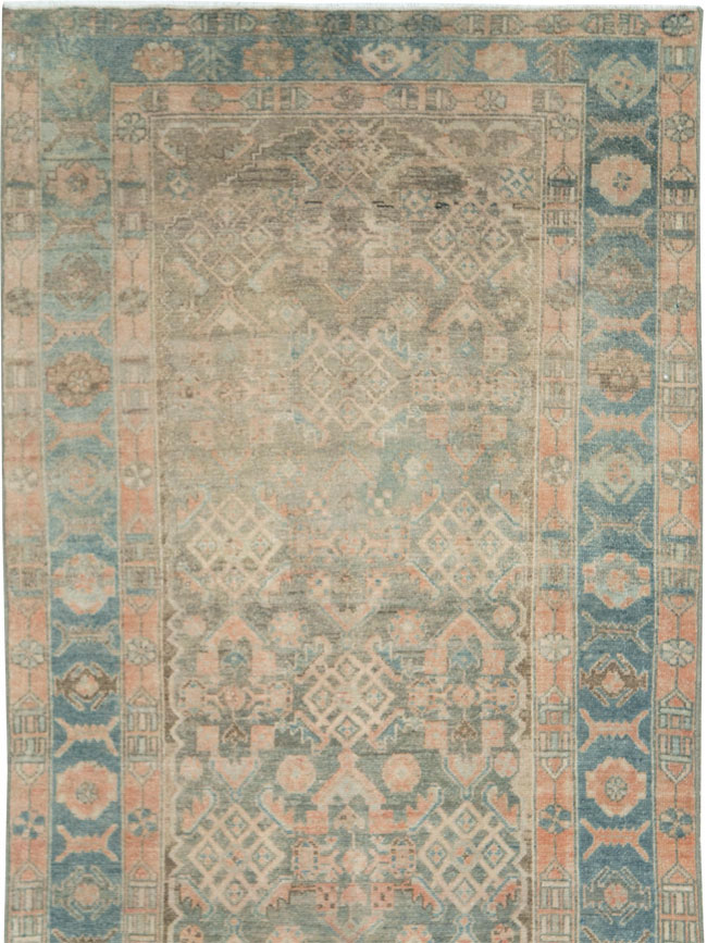 Vintage Persian Malayer Runner, No.28724 - Gss