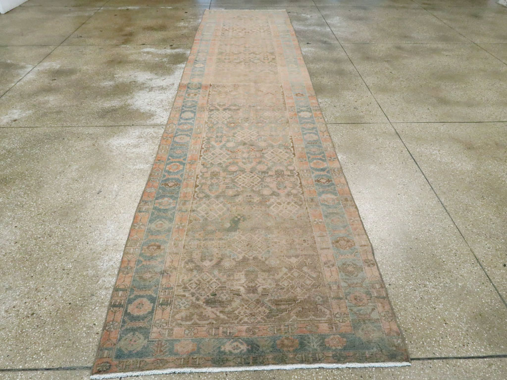 Vintage Persian Malayer Runner, No.28724 - Gss