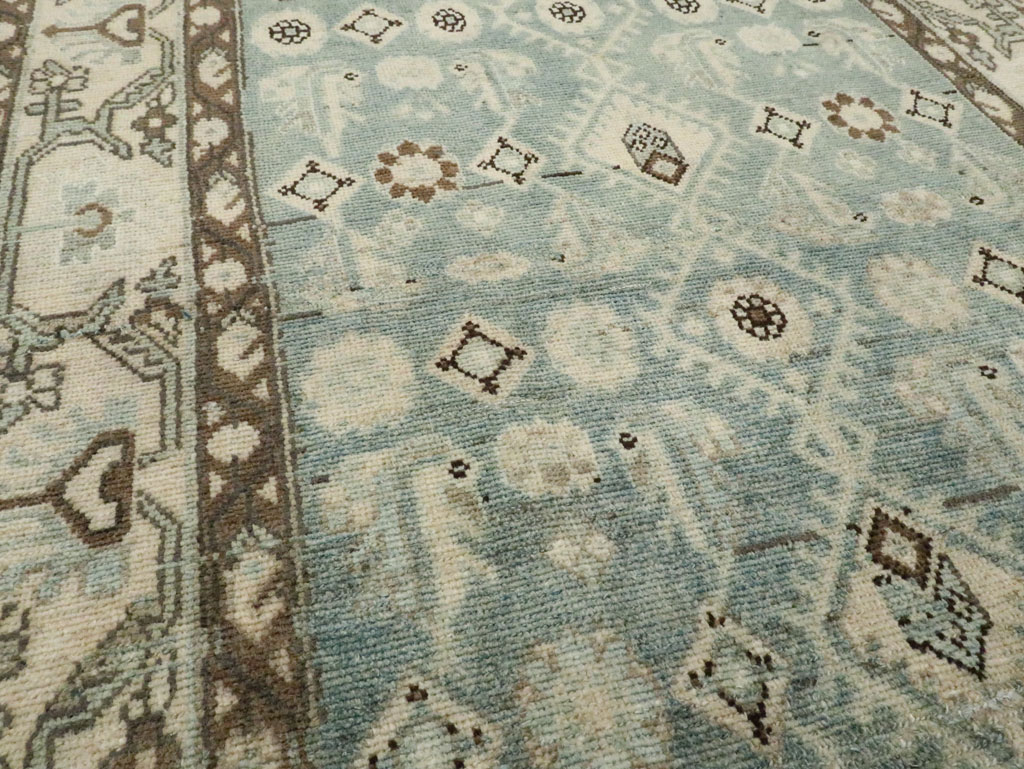 Vintage Persian Malayer Wide Gallery Runner, No.28726 - Gss