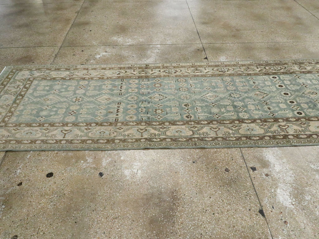 Vintage Persian Malayer Wide Gallery Runner, No.28726 - Gss