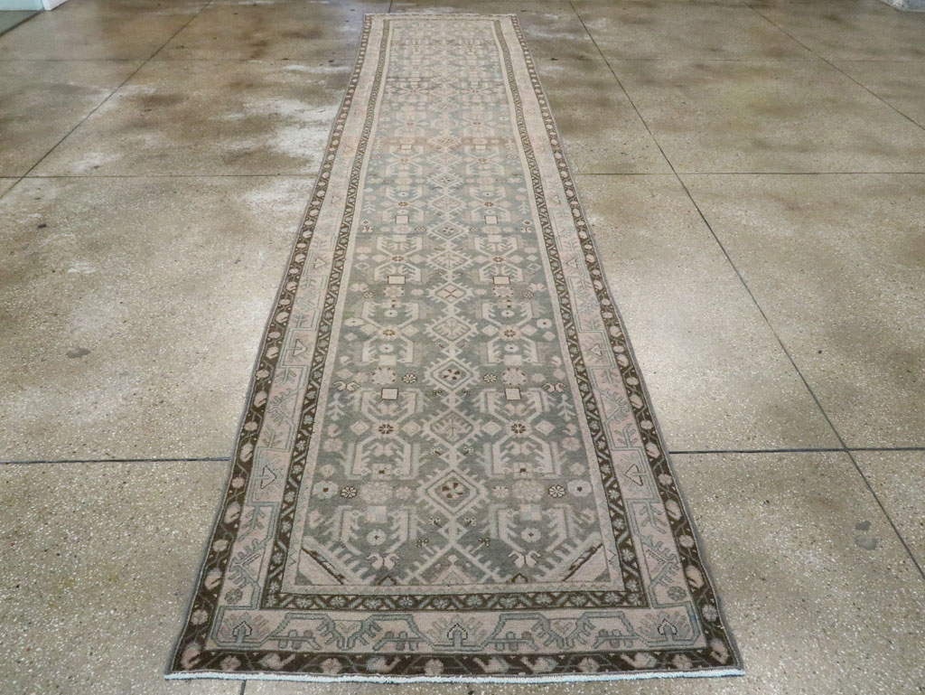 Vintage Persian Malayer Runner, No.28727 - Gss