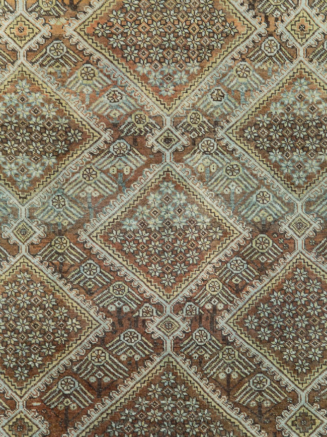 Antique Persian Afshar Small Room Size Carpet, No.28730 - Gss