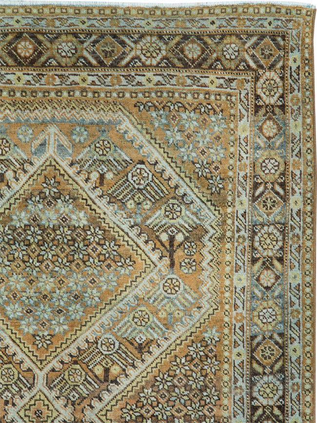 Antique Persian Afshar Small Room Size Carpet, No.28730 - Gss