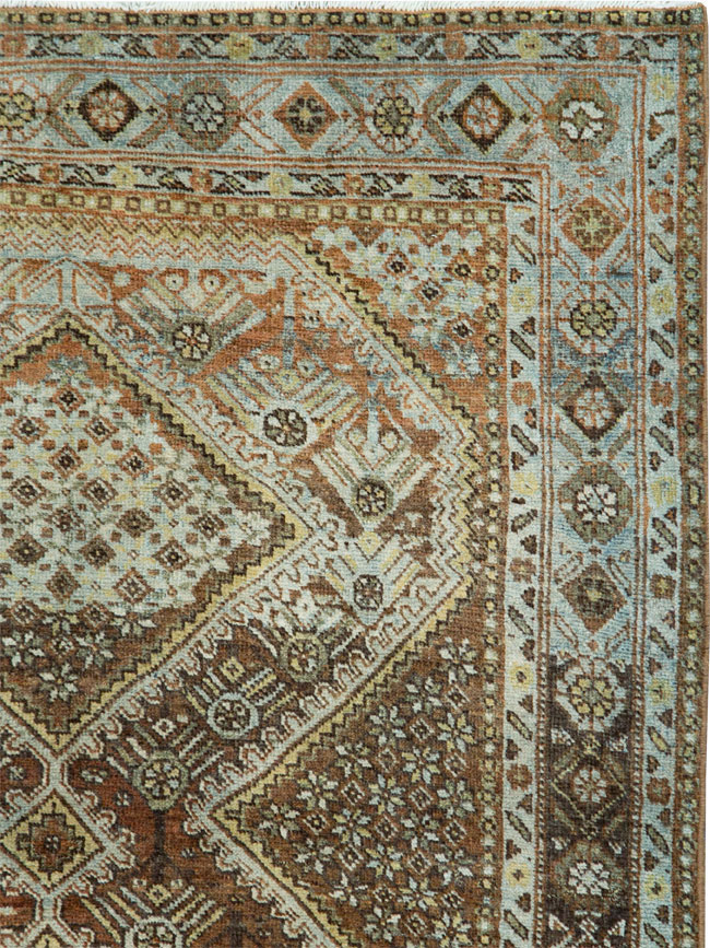 Antique Persian Afshar Small Room Size Carpet, No.28730 - Gss