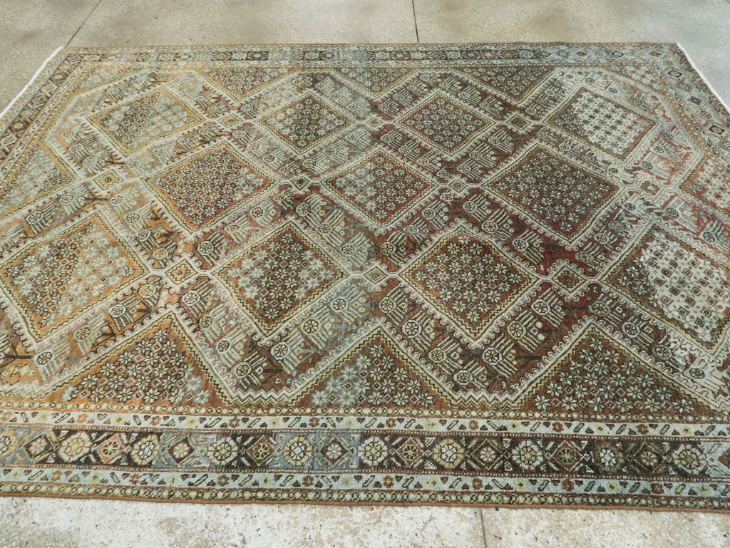 Antique Persian Afshar Small Room Size Carpet, No.28730 - Gss
