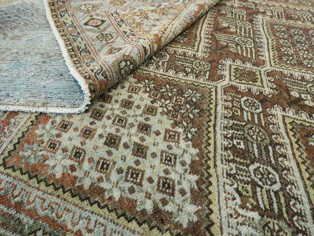 Antique Persian Afshar Small Room Size Carpet, No.28730 - Gss