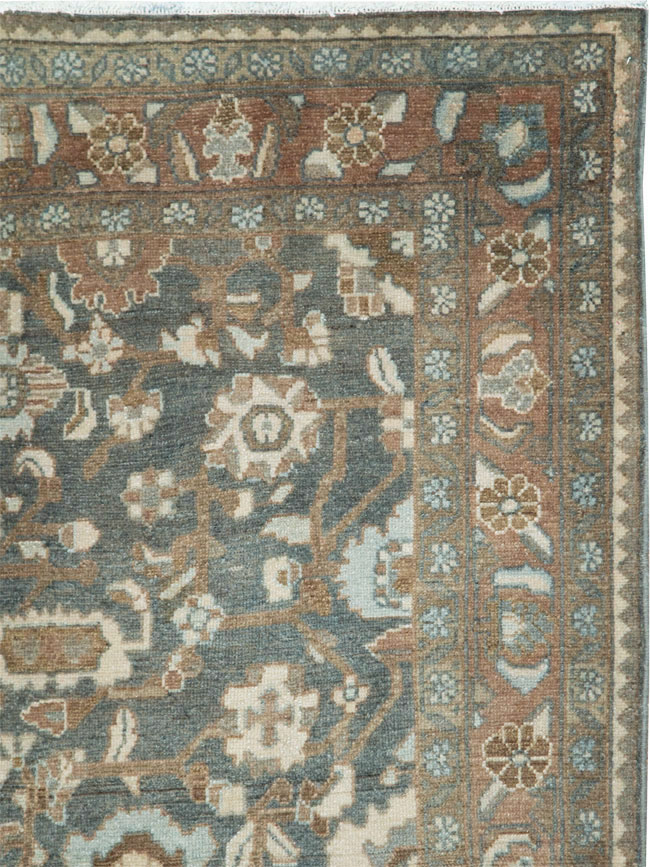 Vintage Persian Malayer Accent Rug, No.28732 - Gss