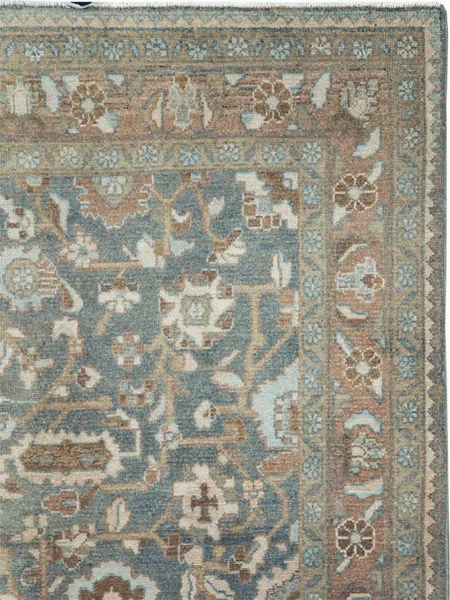 Vintage Persian Malayer Accent Rug, No.28732 - Gss