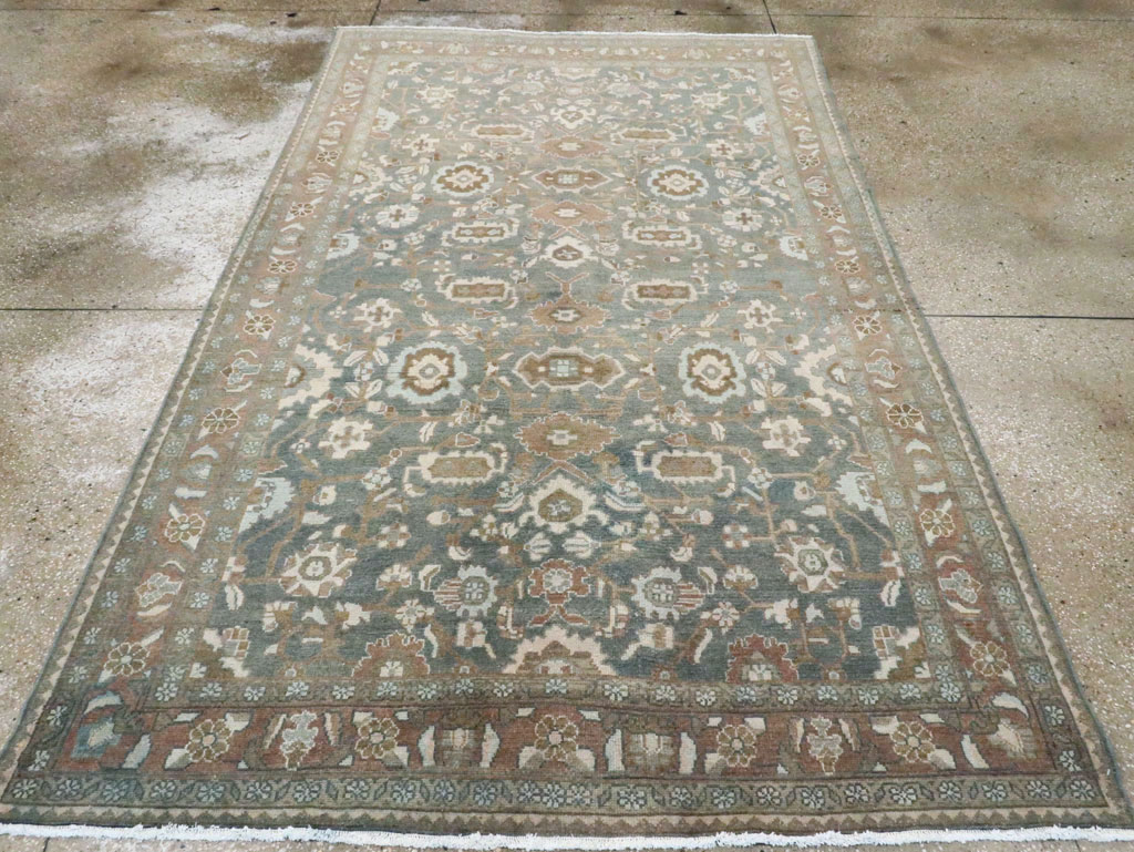 Vintage Persian Malayer Accent Rug, No.28732 - Gss