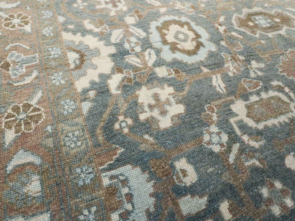 Vintage Persian Malayer Accent Rug, No.28732 - Gss