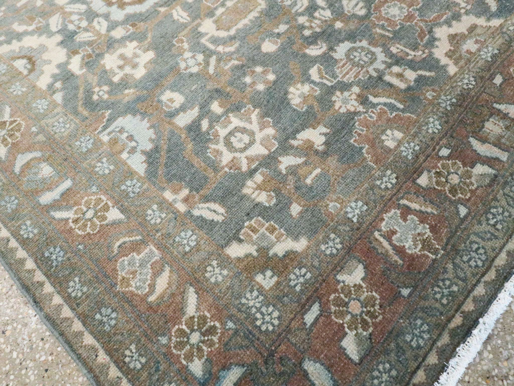 Vintage Persian Malayer Accent Rug, No.28732 - Gss