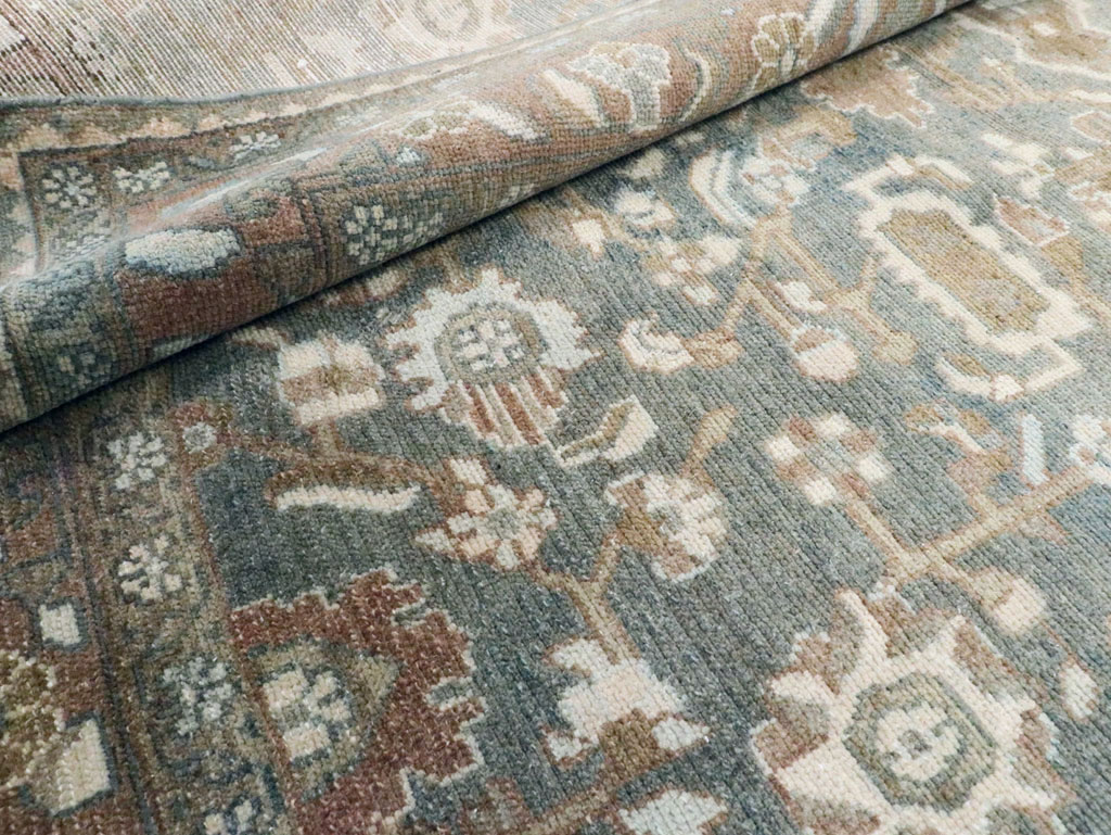 Vintage Persian Malayer Accent Rug, No.28732 - Gss