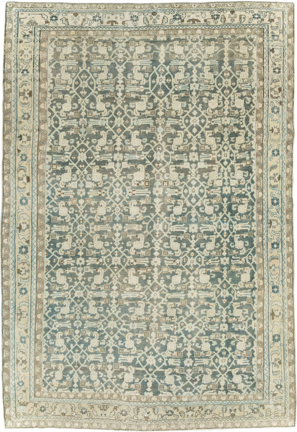 Vintage Persian Malayer Carpet, No.28736 - Gss