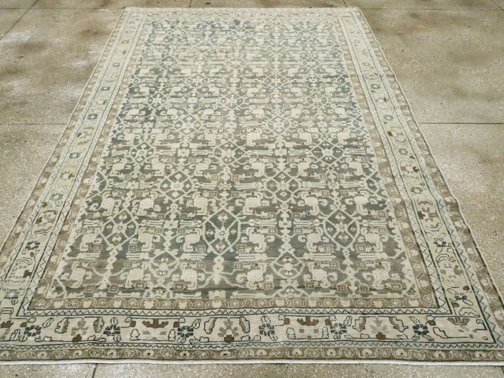 Vintage Persian Malayer Carpet, No.28736 - Gss