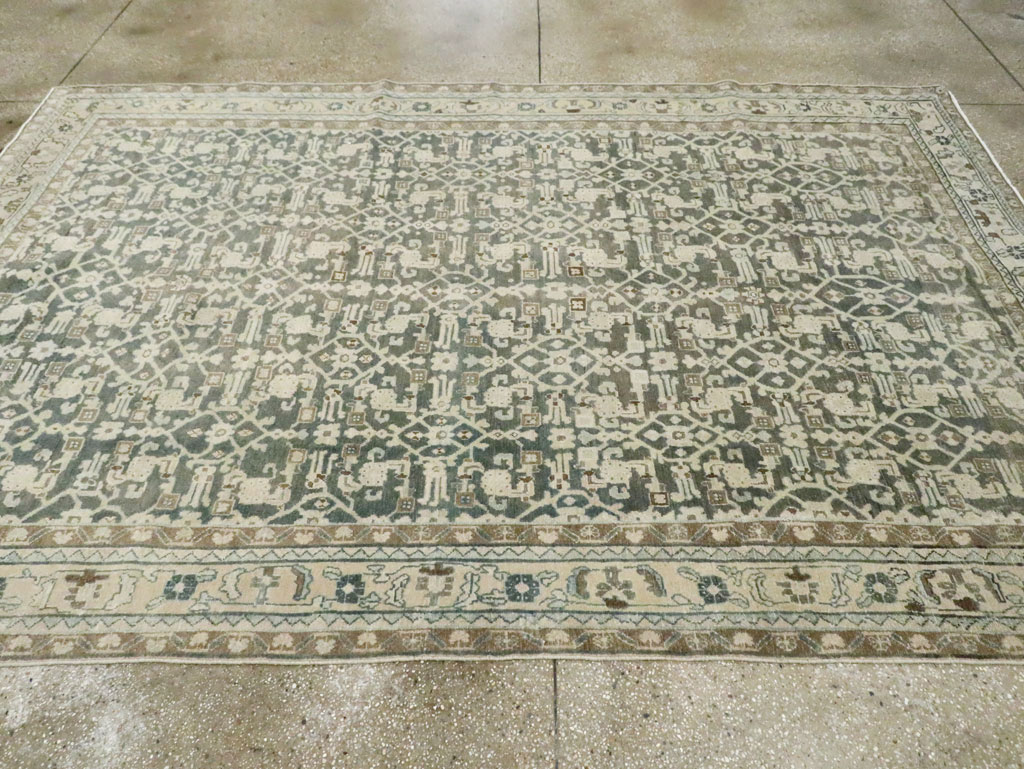 Vintage Persian Malayer Carpet, No.28736 - Gss