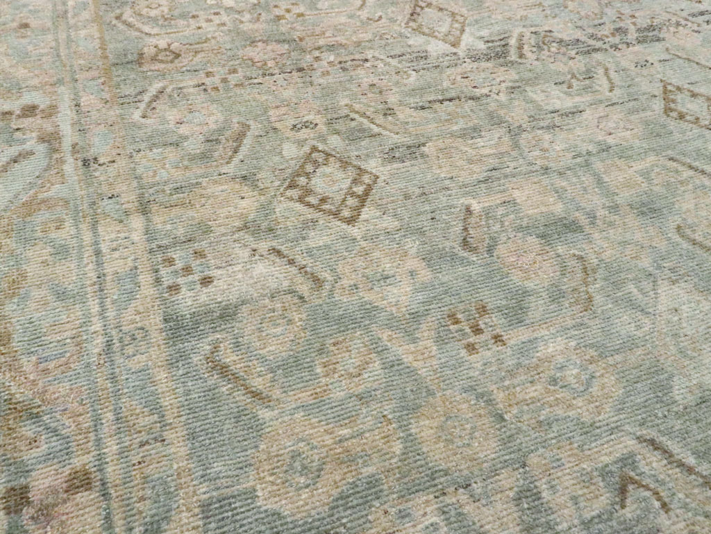 Vintage Persian Malayer Wide Gallery Runner, No.28739 - Gss