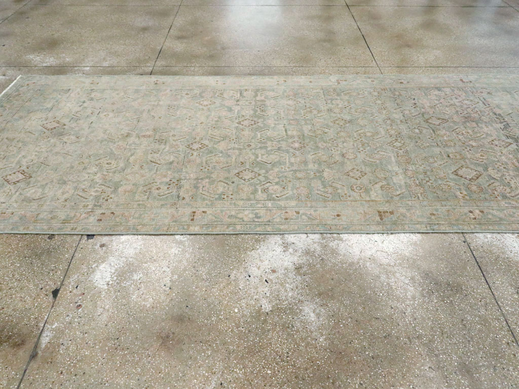 Vintage Persian Malayer Wide Gallery Runner, No.28739 - Gss