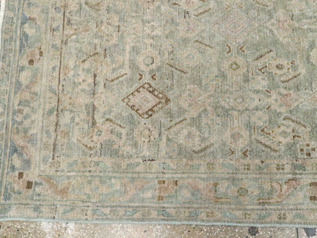 Vintage Persian Malayer Wide Gallery Runner, No.28739 - Gss