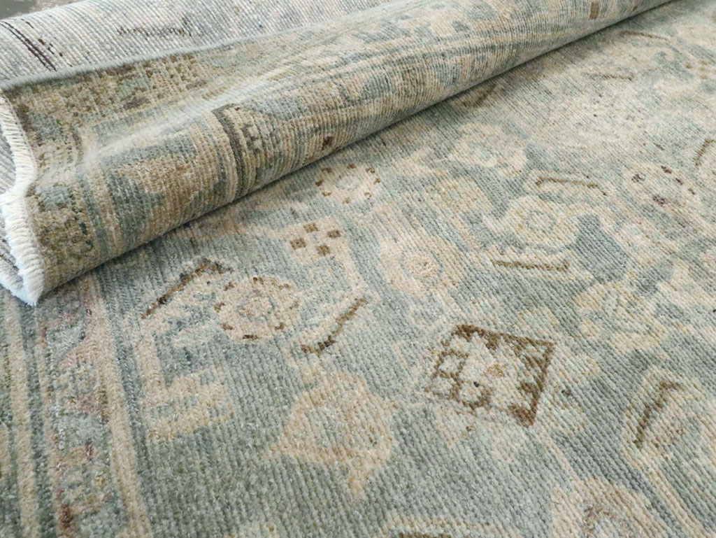 Vintage Persian Malayer Wide Gallery Runner, No.28739 - Gss