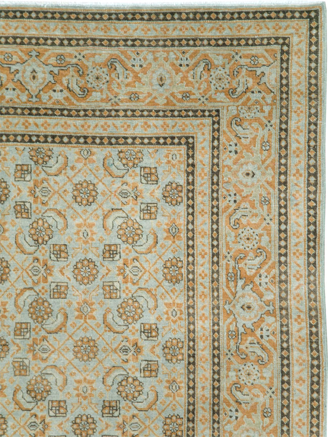 Vintage Persian Tabriz Carpet (Pair: 2 of 2), No.28742 - Gss