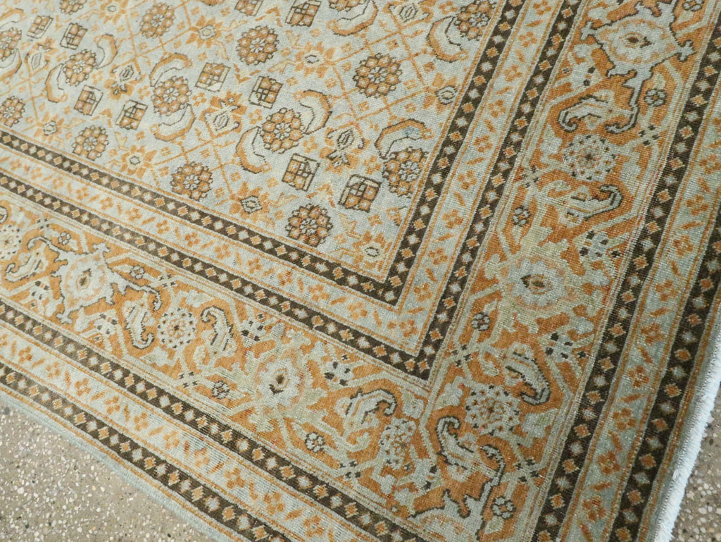 Vintage Persian Tabriz Carpet , No.28742 - Gss