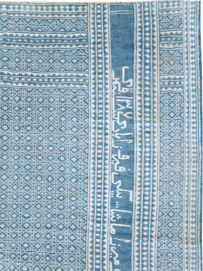 Vintage Persian Flatweave Room Size Carpet, No.28744 - Gss