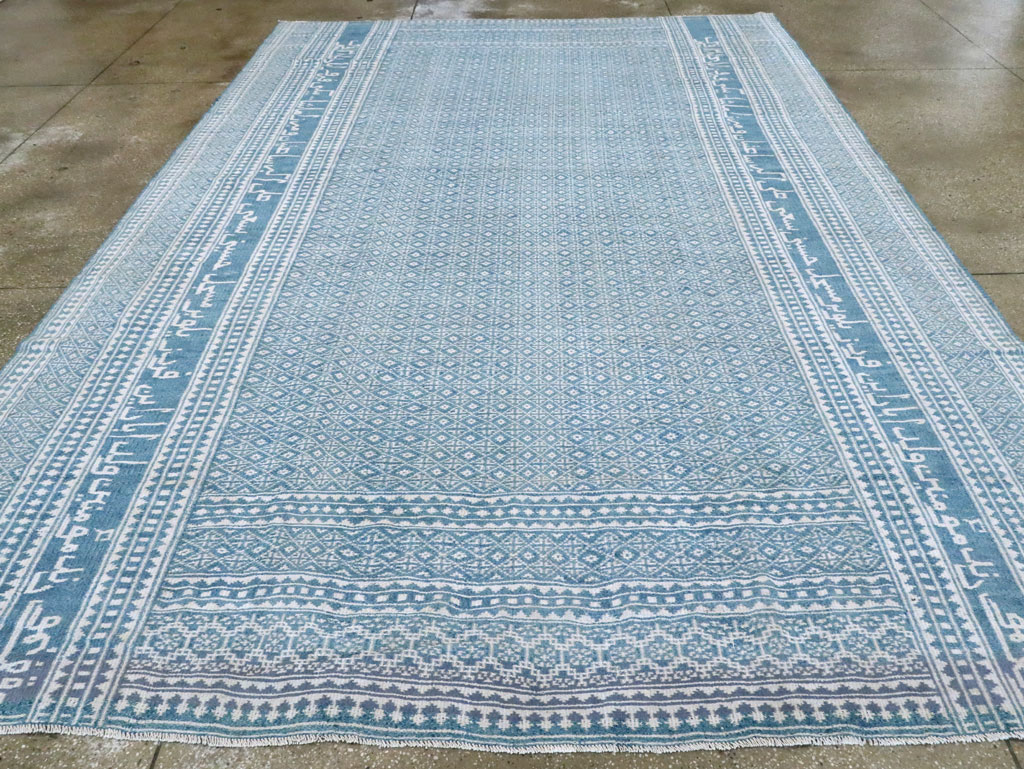 Vintage Persian Flatweave Room Size Carpet, No.28744 - Gss