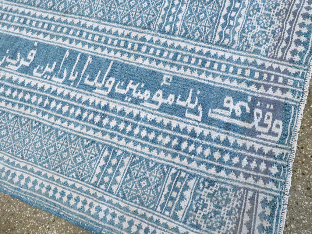 Vintage Persian Flatweave Room Size Carpet, No.28744 - Gss