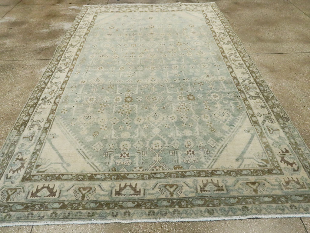 Vintage Persian Malayer Accent Carpet, No.28746 - Gss
