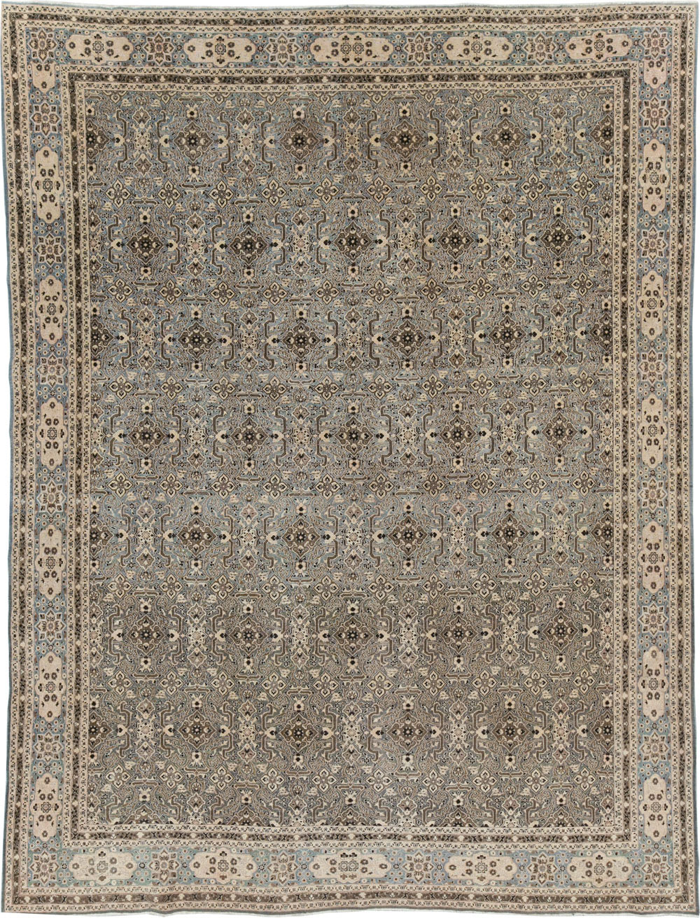 Antique Persian Mashad Room Size Carpet, No.28748 - Gss