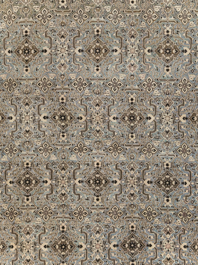 Antique Persian Mashad Room Size Carpet, No.28748 - Gss