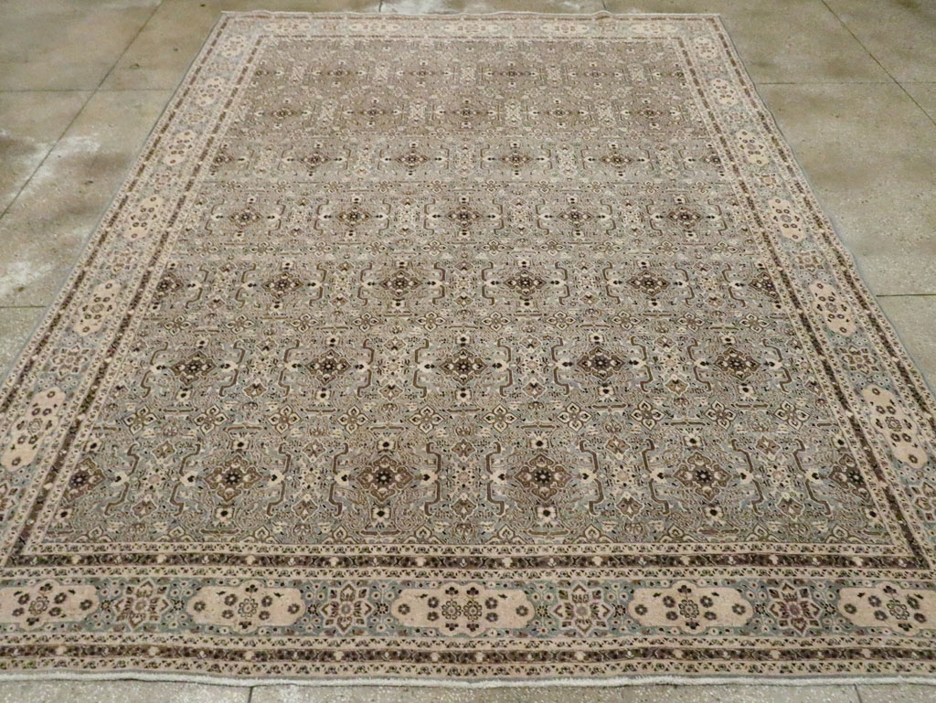 Antique Persian Mashad Room Size Carpet, No.28748 - Gss