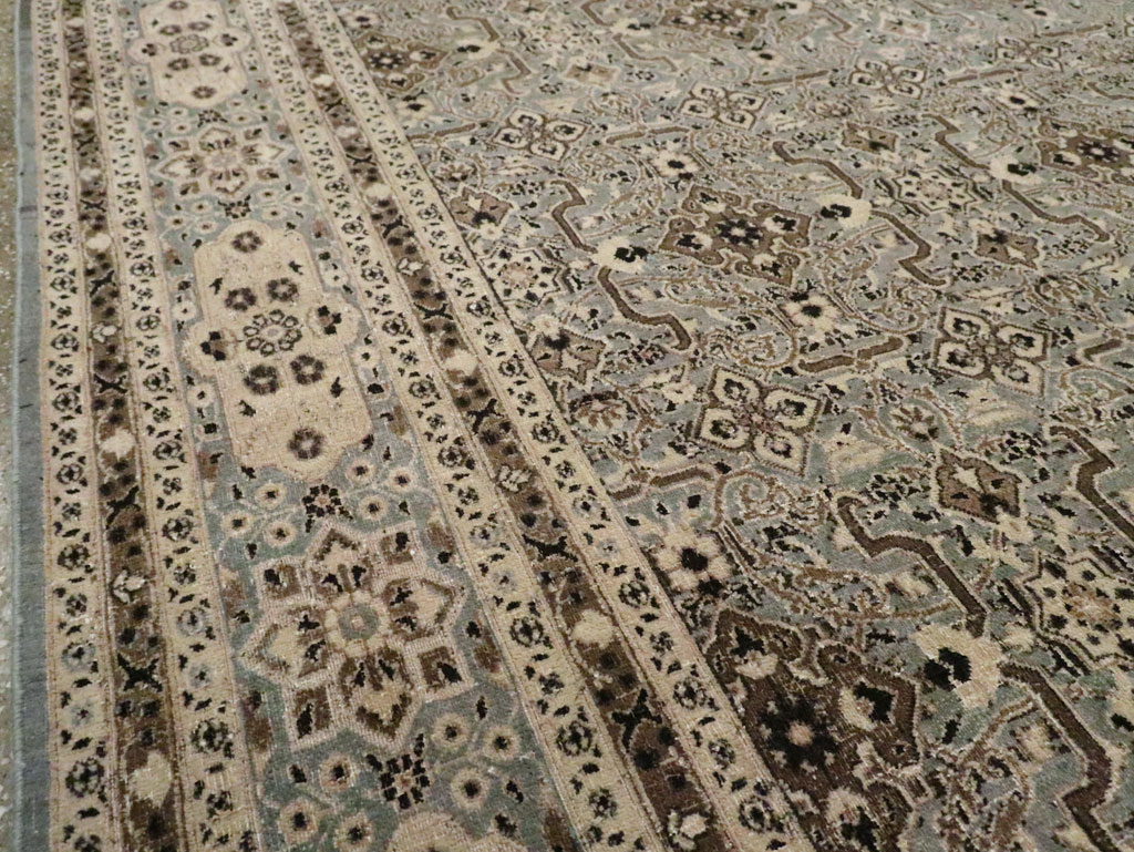Antique Persian Mashad Room Size Carpet, No.28748 - Gss