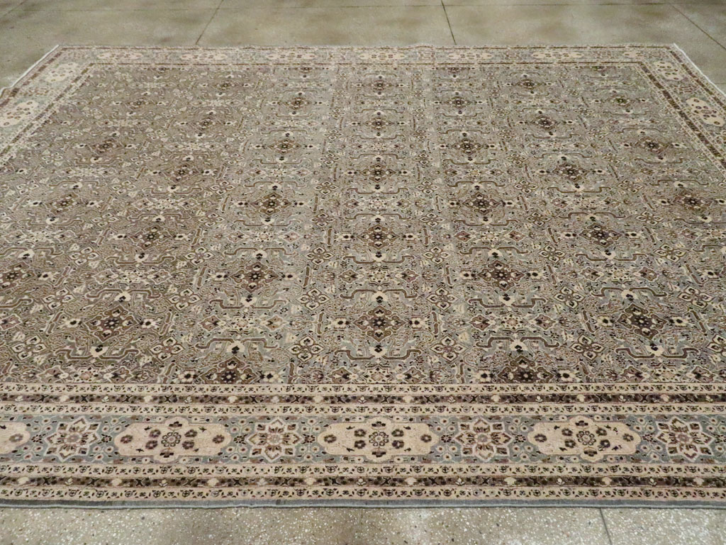 Antique Persian Mashad Room Size Carpet, No.28748 - Gss