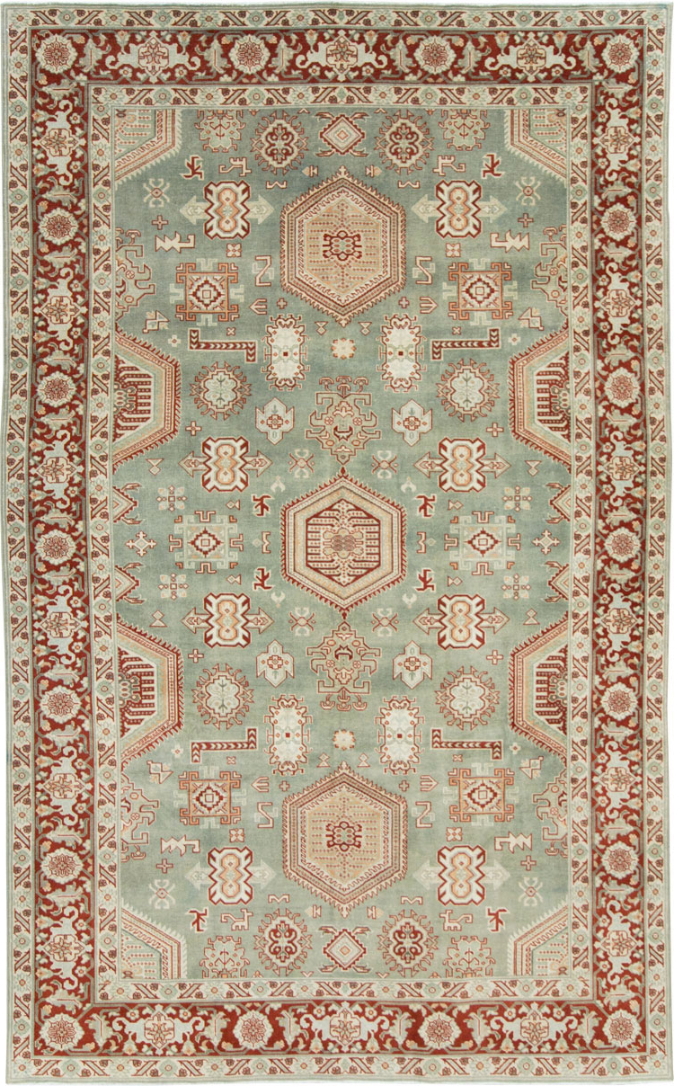 Vintage Persian Tabriz Carpet, No.28749 - Gss