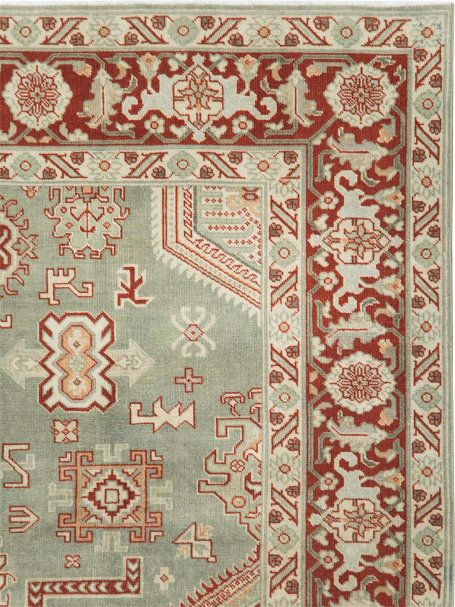 Vintage Persian Tabriz Carpet, No.28749 - Gss
