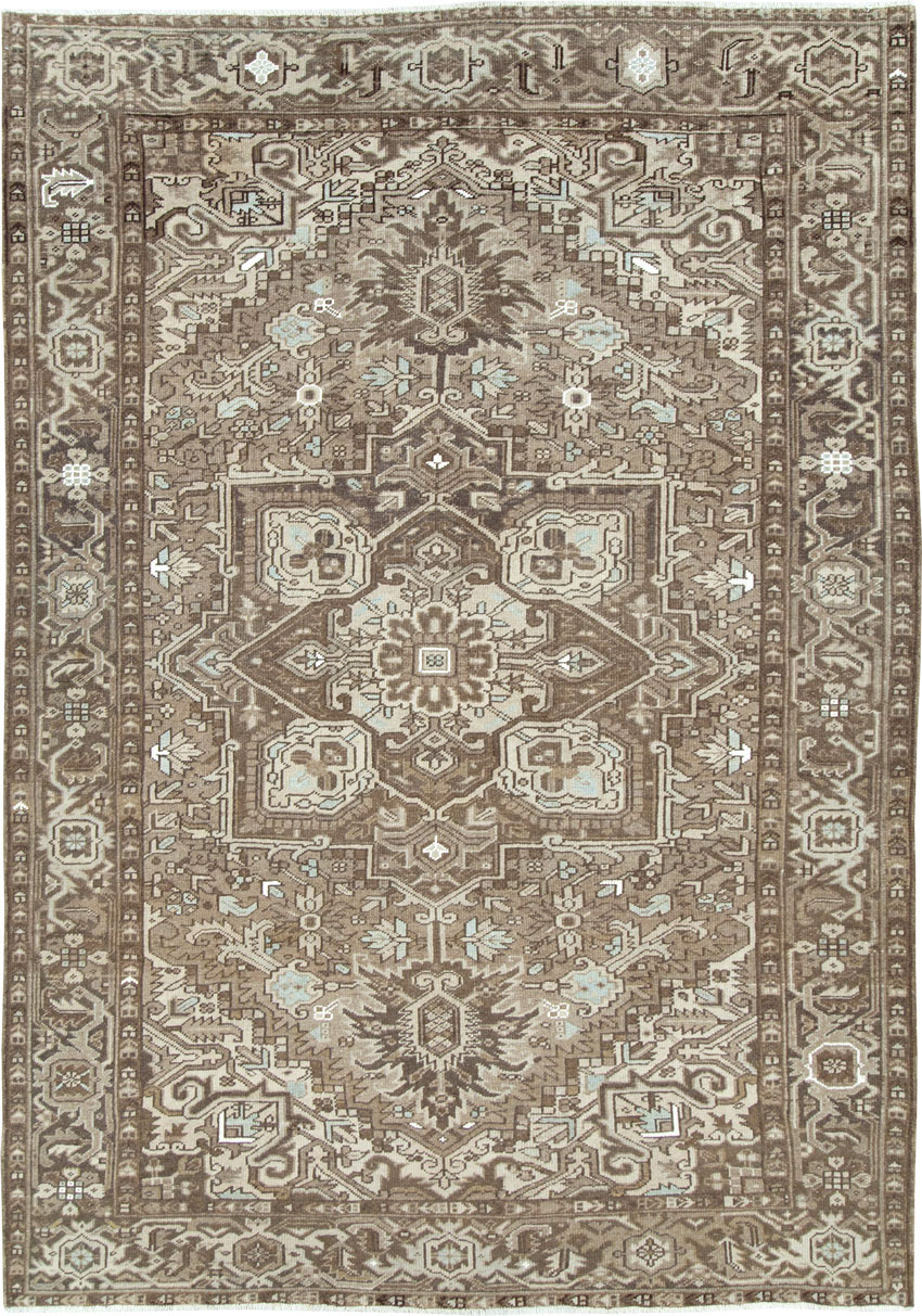 Vintage Persian Heriz Carpet, No.28750 - Gss