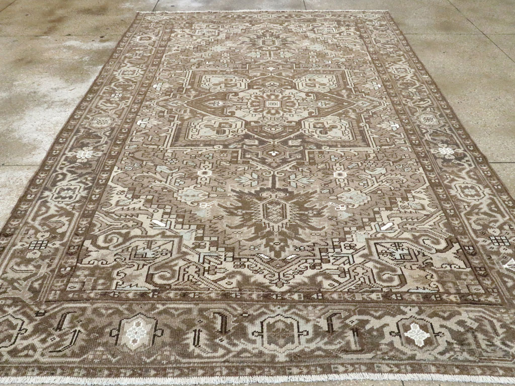Vintage Persian Heriz Carpet, No.28750 - Gss
