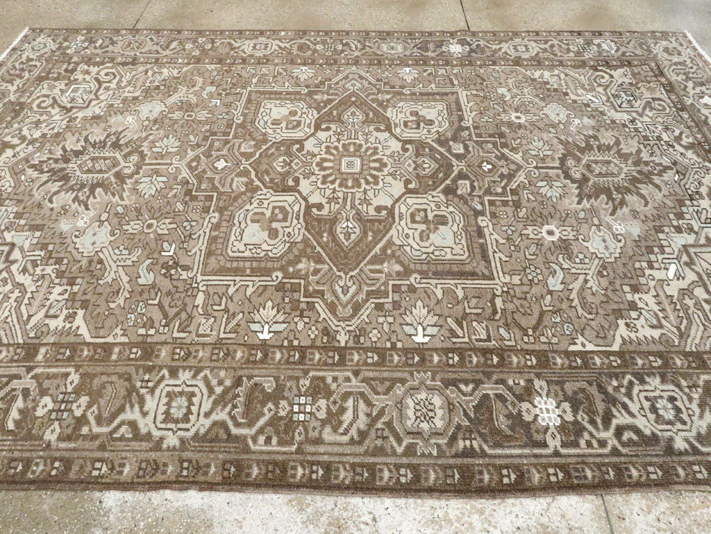 Vintage Persian Heriz Carpet, No.28750 - Gss