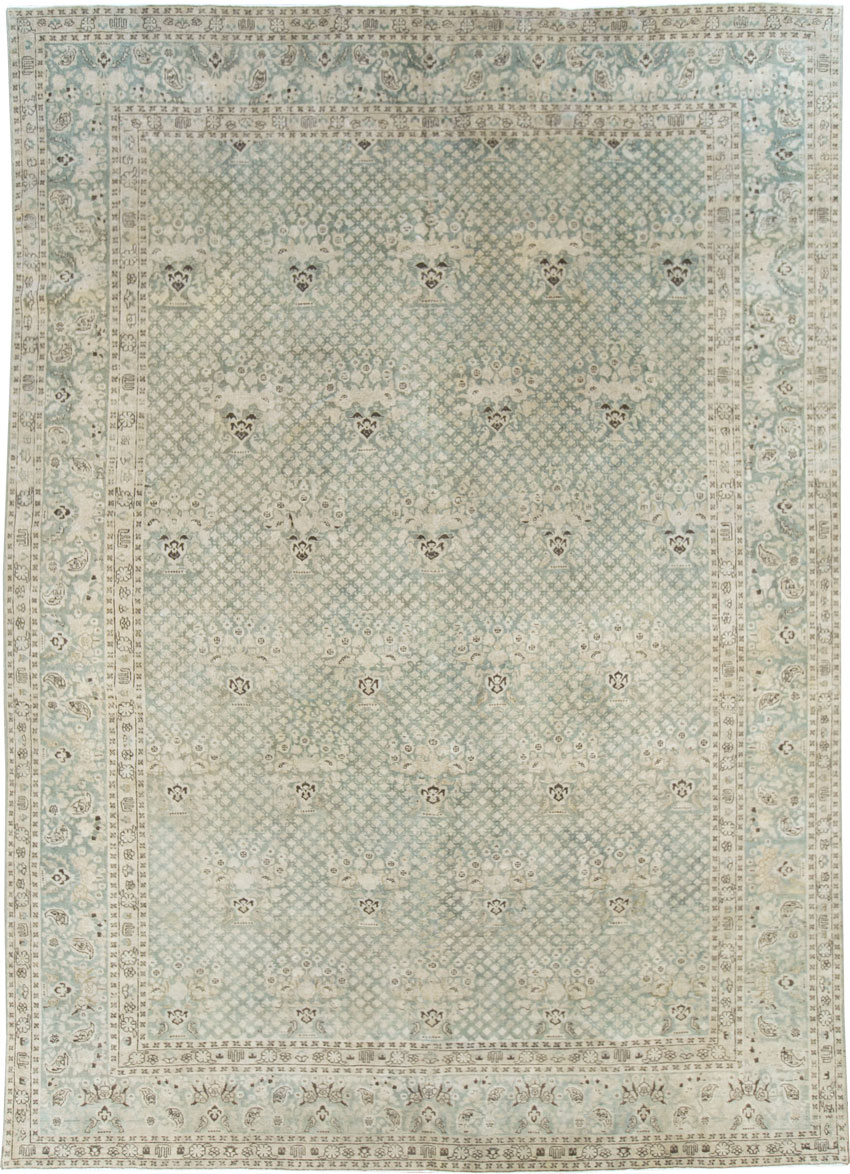 Vintage Persian Tabriz Carpet, No.28753 - Gss