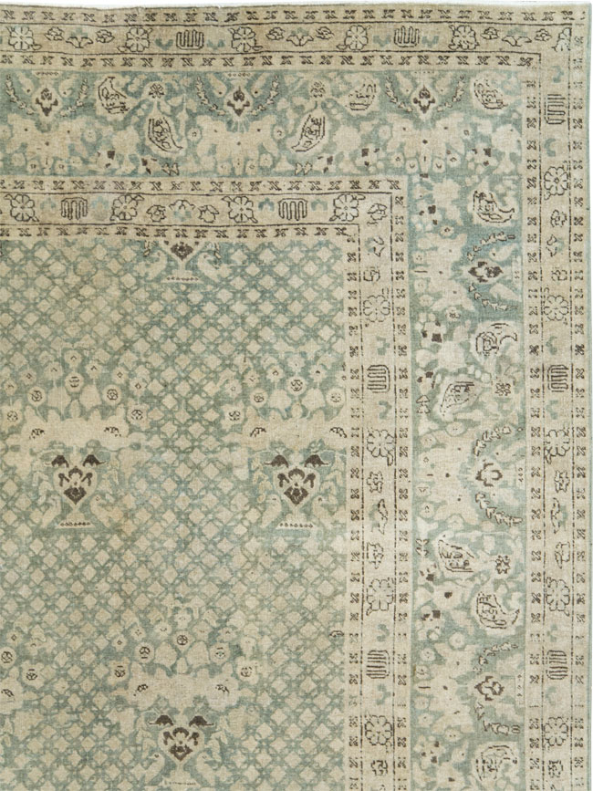 Vintage Persian Tabriz Carpet, No.28753 - Gss