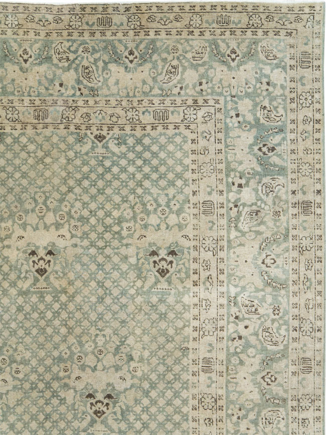 Vintage Persian Tabriz Carpet, No.28753 - Gss