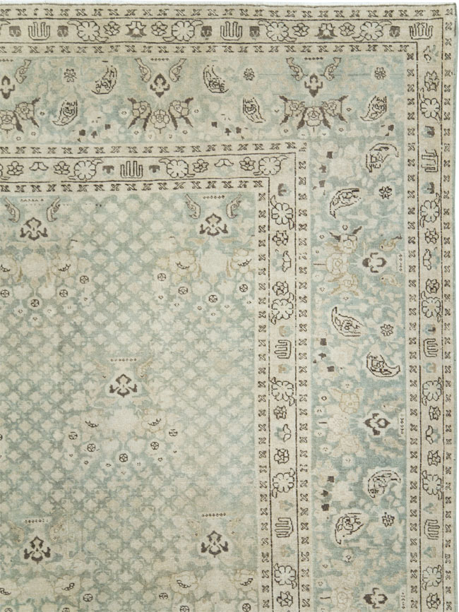 Vintage Persian Tabriz Carpet, No.28753 - Gss