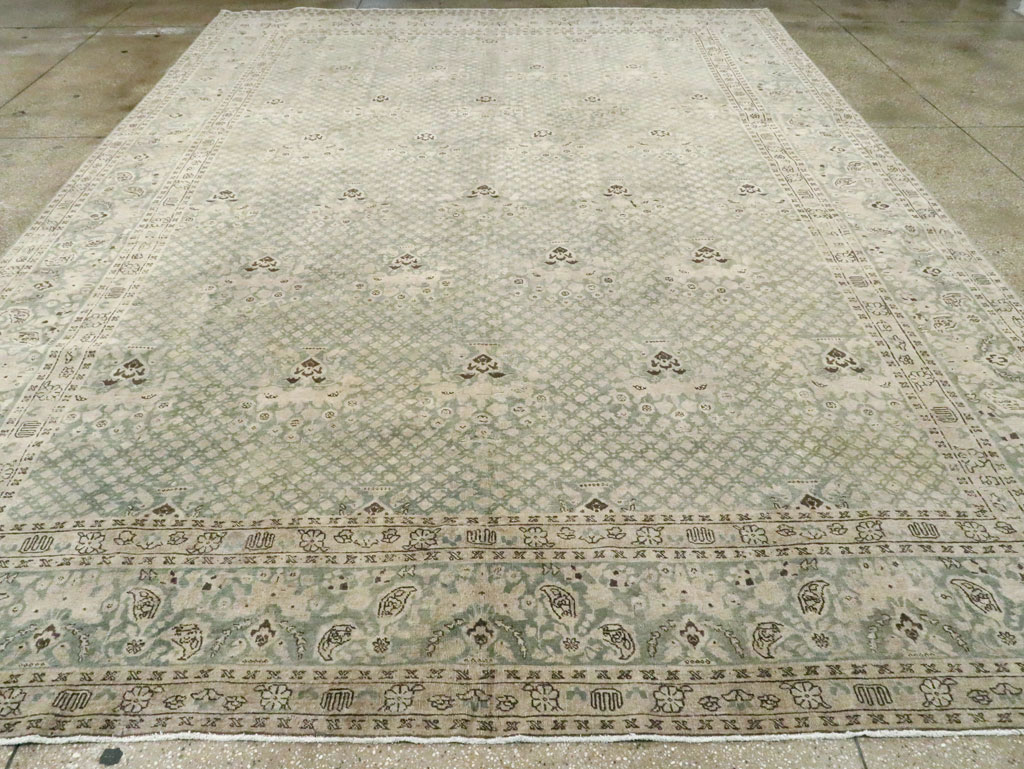 Vintage Persian Tabriz Carpet, No.28753 - Gss