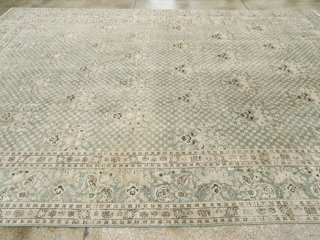 Vintage Persian Tabriz Carpet, No.28753 - Gss