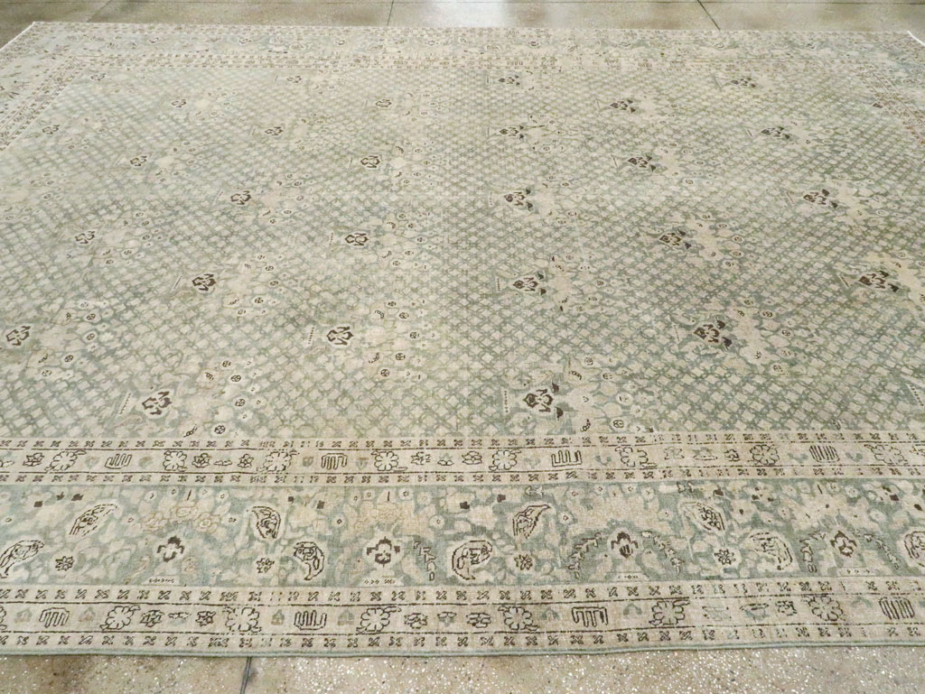 Vintage Persian Tabriz Carpet, No.28753 - Gss