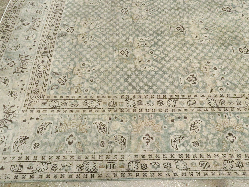 Vintage Persian Tabriz Carpet, No.28753 - Gss