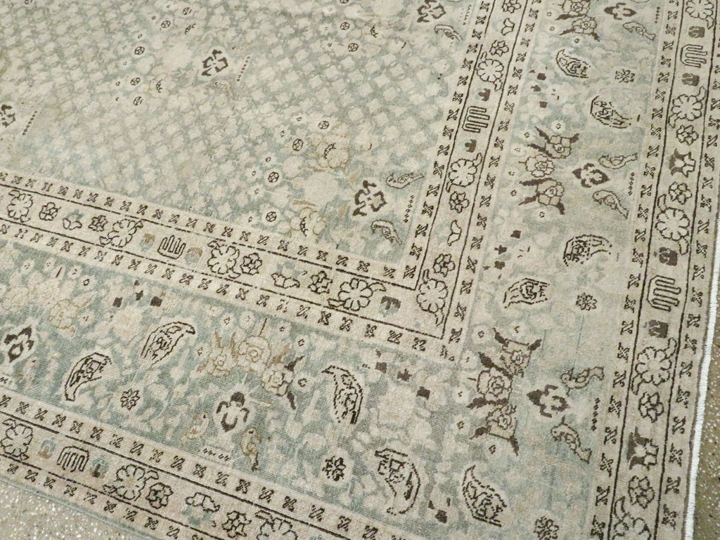 Vintage Persian Tabriz Carpet, No.28753 - Gss