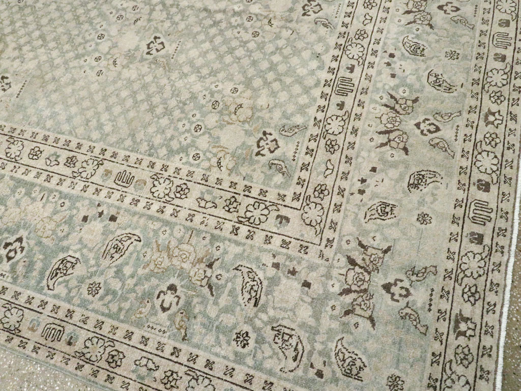 Vintage Persian Tabriz Carpet, No.28753 - Gss