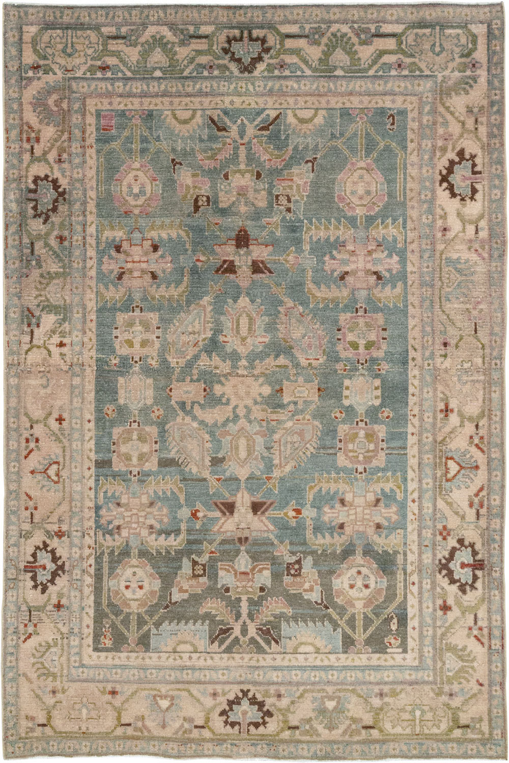 Vintage Persian Malayer Accent Rug, No.28757 - Gss